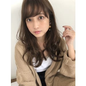 大人セミロングミックスパーマ【y－４０６】