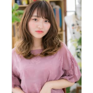 耳かけも◎外国人風♪小顔くびれカール