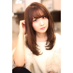 大人ワンカールカジュアルセミロング♪S10