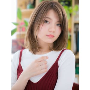 アシンメトリー×グラデカラー*大人顔セミディ - COVER HAIR bliss 川口東口駅前店【カバー ヘア ブリス】【カバー ヘア ブリス カワグチヒガシグチエキマエテン】掲載中