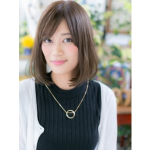 大人かわいい 斜めバング ワンカール