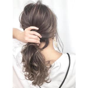 3D大人かわいいハイライトグラデーションカラー