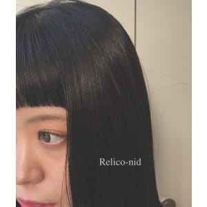 黒髮ロング×ショートバング - Relico-nid【レリコニド】掲載中
