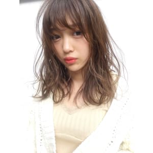 「鎌倉」小顔フェミニンモテゆるふわパーマ　16