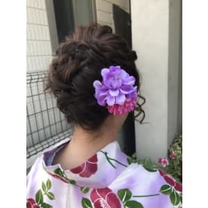 浴衣のヘアアレンジ