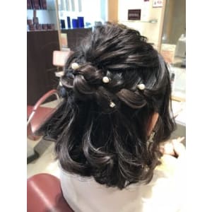 お呼ばれアレンジ