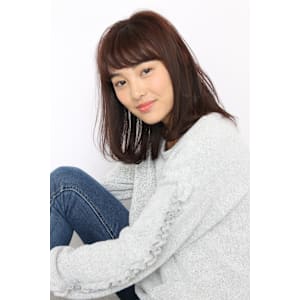 ほんのり柔らか内巻きロブ☆