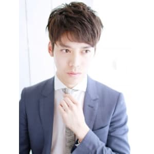 メンズナチュラルショートヘアー