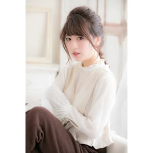 クラシカルな華やかロングアレンジ