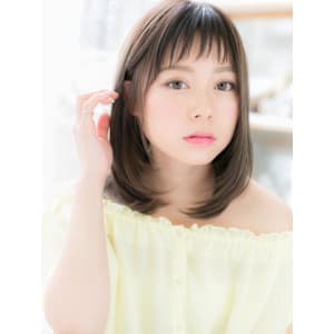 大人かわいい◎黒髪風・オン眉・ワンカール