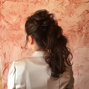 ポニーテールアレンジ