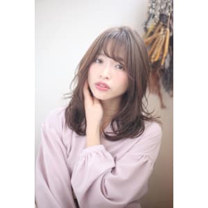 ワンカール外はねナチュラルカールセミディ♪