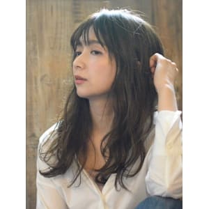 抜け感ルーズロング