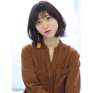 秋冬ひし形シルエット外ハネボブ