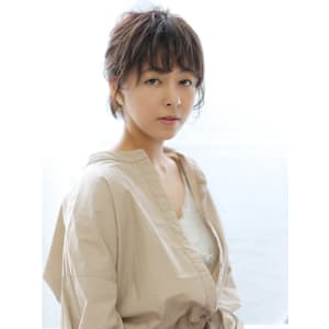 ショート　ボブ　小顔　ヘアアレンジ☆彡　ルーズ　クラシカル