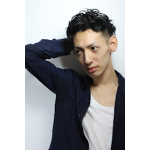 【パーマ】ツーブロックリバースパーマ