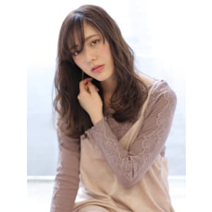 冬＊ショコラグレージュフェザーロング