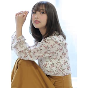 秋冬に☆シースルーバング 内巻きワンカール