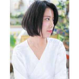 大人かわいい…ナチュラルショートボブ