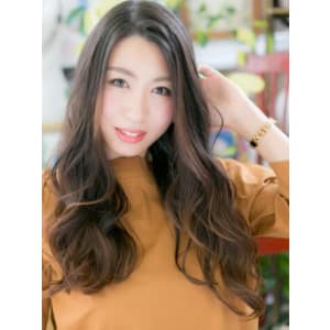かきあげバングが◎アシンメトリーロング