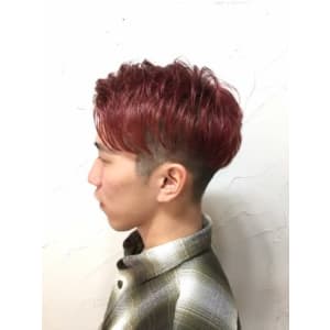 【reir下北沢】*ワイルドアップバング+コーラルレッド*