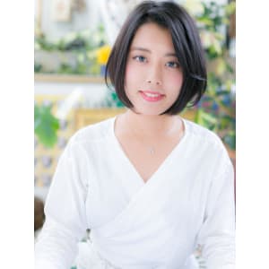 大人かわいい…ナチュラルショートボブ