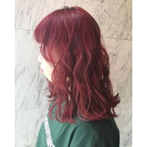 赤髪ヘアー