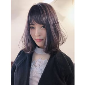 お客様スタイル　赤みゼロ透明感カラーブルージュ