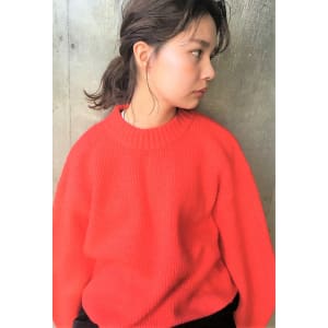 <スタイリング簡単＞結ぶだけでかわいい赤み０の外国人風カラー