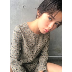 <スタイリング簡単＞乾かすだけできまる外国人風ショート