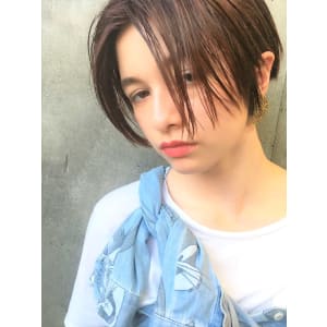 <スタイリング簡単＞外国人の地毛風ミニボブ