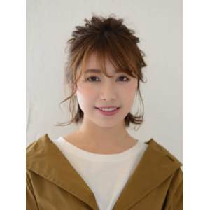 ボブでもできる！くるりんぱアレンジ