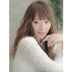 大人の艶っぽクラシカルミディアム×レイヤー×ボルドーカラー