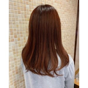 ★サーモンブラウン ×ロングレイヤー★