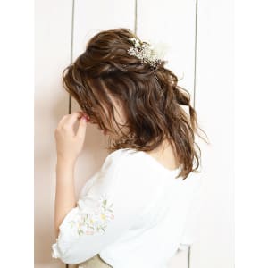 ゆる編み下ろしハーフアップ - HAIR & MAKE EARTH 新松戸店【ヘアメイクアース シンマツドテン】掲載中