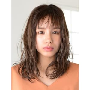 ダブルバングセミディ - HAIR & MAKE EARTH 葛西店【ヘアメイクアース カサイテン】掲載中