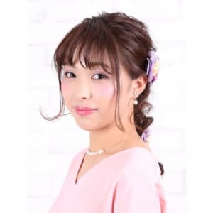 ふんわり華やかな編み下ろしアレンジ - HAIR & MAKE EARTH 北小金店【ヘアメイクアース キタコガネテン】掲載中