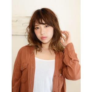 デジタルパーマで秋のトレンドミディスタイル - HAIR & MAKE EARTH 北浦和店【ヘアメイクアース キタウラワテン】掲載中