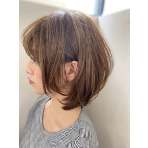 【添田】小顔カットミニマムボブ大人かわいいひし形ボブ