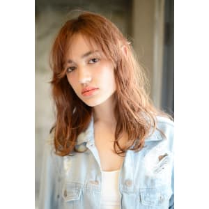 クール&フェミニンなシースルーワイドバングスタイル - HAIR & MAKE EARTH 三郷店【ヘアメイクアース ミサトテン】掲載中
