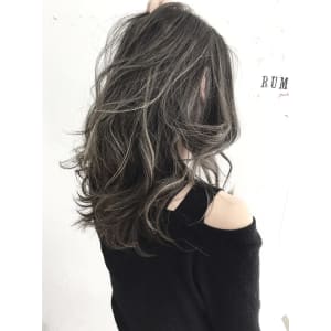Rumor×ハイセンスハイライトカラー【アッシュベージュ】