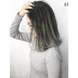 Rumor×外国人ハイライトカラー『ライトグレージュ』