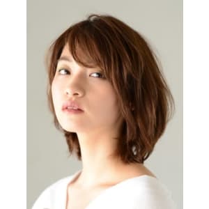 ひし型シルエットの美人ミディアム - HAIR & MAKE EARTH 行徳店【ヘアメイクアース ギョウトクテン】掲載中