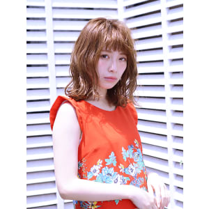 ラフウェーブミディ - HAIR & MAKE EARTH 流山おおたかの森店【ヘアメイクアース ナガレヤマオオタカノモリテン】掲載中