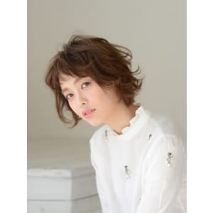軽やかランダムカールボブ♪ - HAIR & MAKE EARTH 古川店【ヘアメイクアース フルカワテン】掲載中