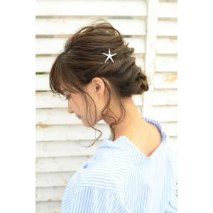 <3分アレンジ>ラフ可愛い上級者見えアップヘア - HAIR & MAKE EARTH 会津若松店【ヘアメイクアース アイズワカマツテン】掲載中
