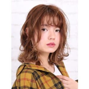 ニュアンスウェーブのリラックスミディ - HAIR & MAKE EARTH 宮崎昭栄店【ヘアメイクアース ミヤザキショウエイテン】掲載中