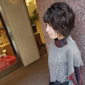 ナチュラルウェーブスタイルです。