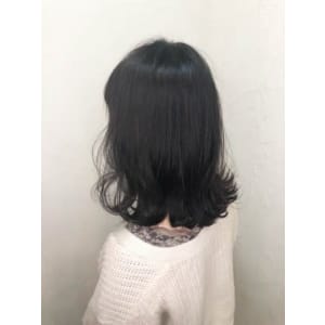 【reir下北沢】*ネイビーアッシュ+フェミニンボブ*