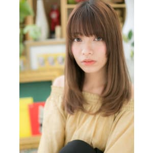 大人かわいい☆ツヤ感小顔ワンカール　エレガントロング